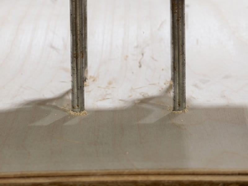 High-speed CNC spindle carving skateboard edge